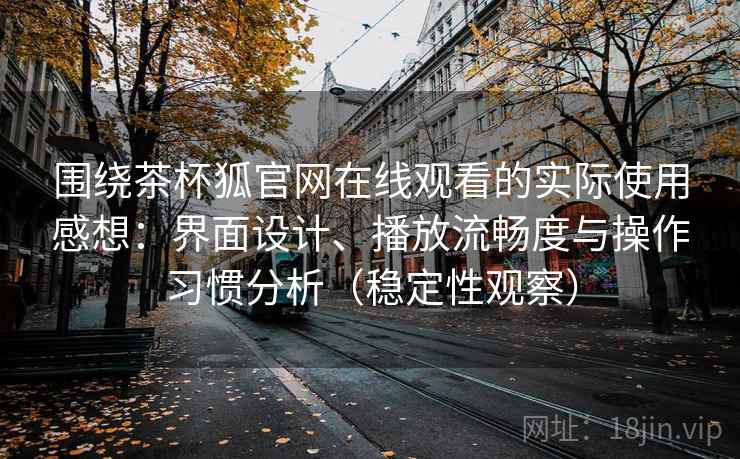 围绕茶杯狐官网在线观看的实际使用感想：界面设计、播放流畅度与操作习惯分析（稳定性观察）