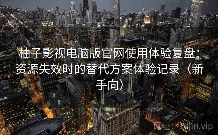柚子影视电脑版官网使用体验复盘：资源失效时的替代方案体验记录（新手向）