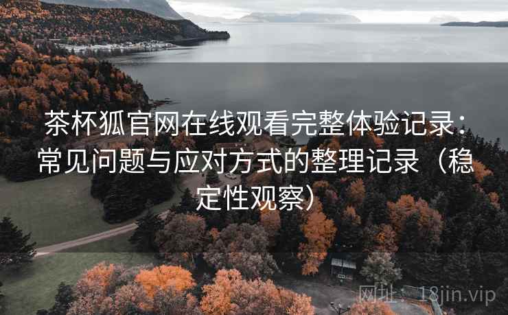 茶杯狐官网在线观看完整体验记录：常见问题与应对方式的整理记录（稳定性观察）