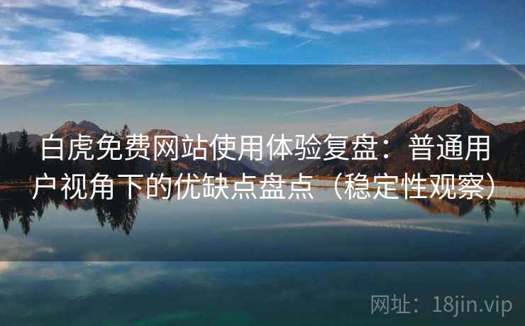 白虎免费网站使用体验复盘：普通用户视角下的优缺点盘点（稳定性观察）